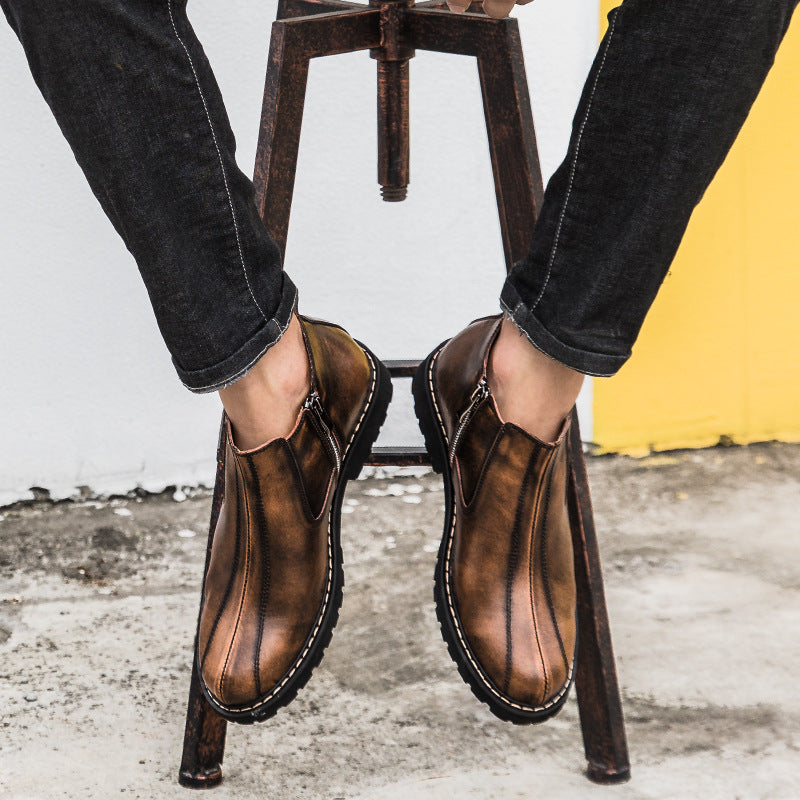 Men's Casual Ankle Boots - Chelsea Work Boots