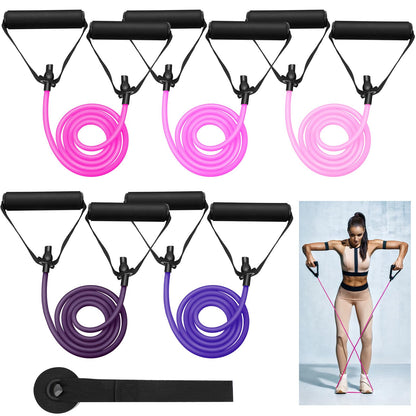 5 Pcs Exercise Resistance Bands with Handles