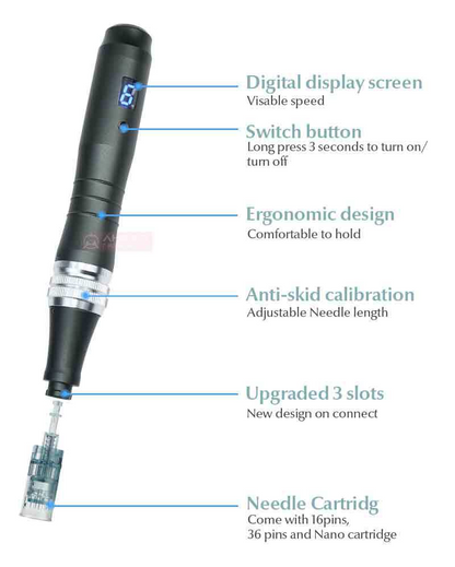 Electric Microneedle Exosome Inductive Therapeutical Beauty Instrument
