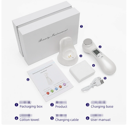 6-in-1 LED Skin Massage Beauty Device